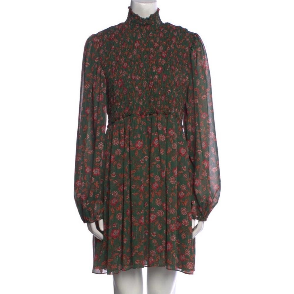 MISA Los Angles Floral Print Mini Dress